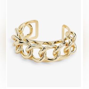 Express thick chain cuff bracelet